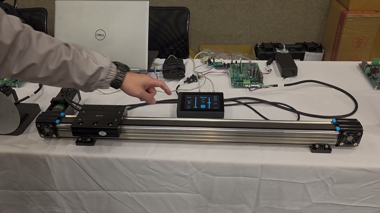 Microchip Sliding Rail S Curve Motion Profile