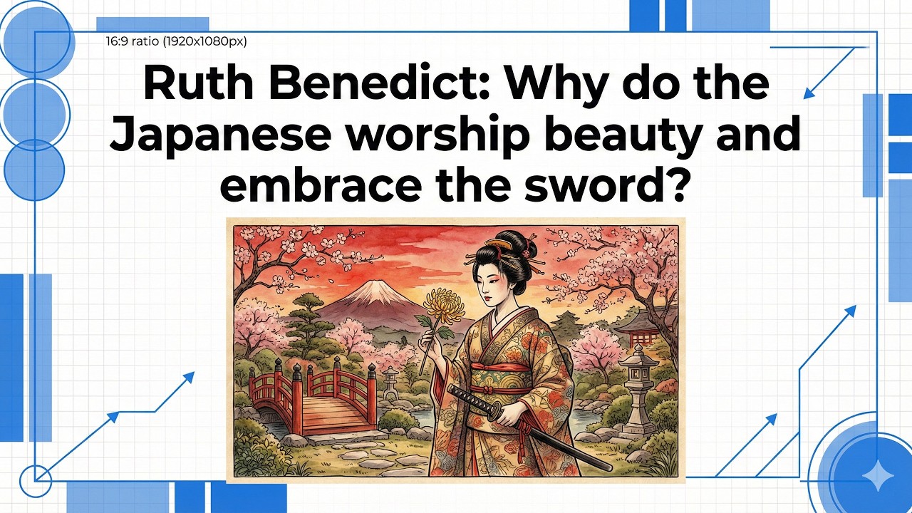 [1DANG100] The Chrysanthemum and the Sword: Ruth Benedict (Background · Infographics · Analysis)