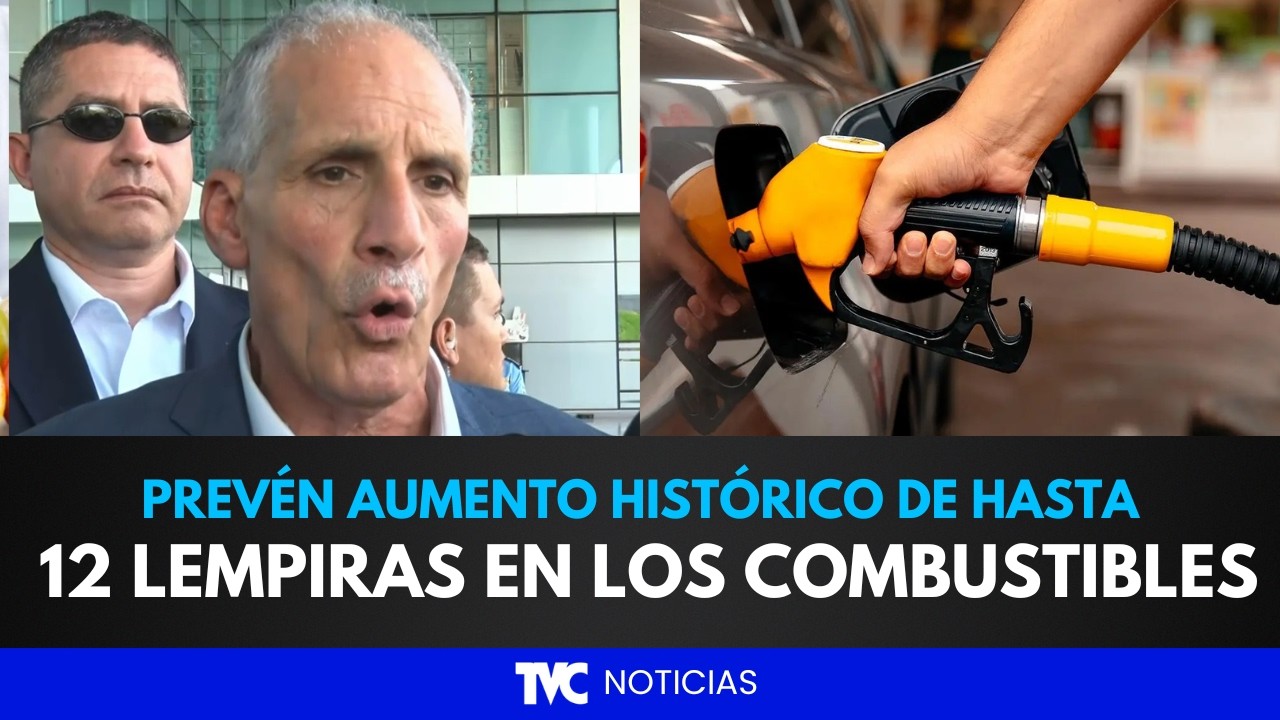 Aumento histórico: Combustibles subirán hasta 12 lempiras este lunes por conflicto en Medio Oriente