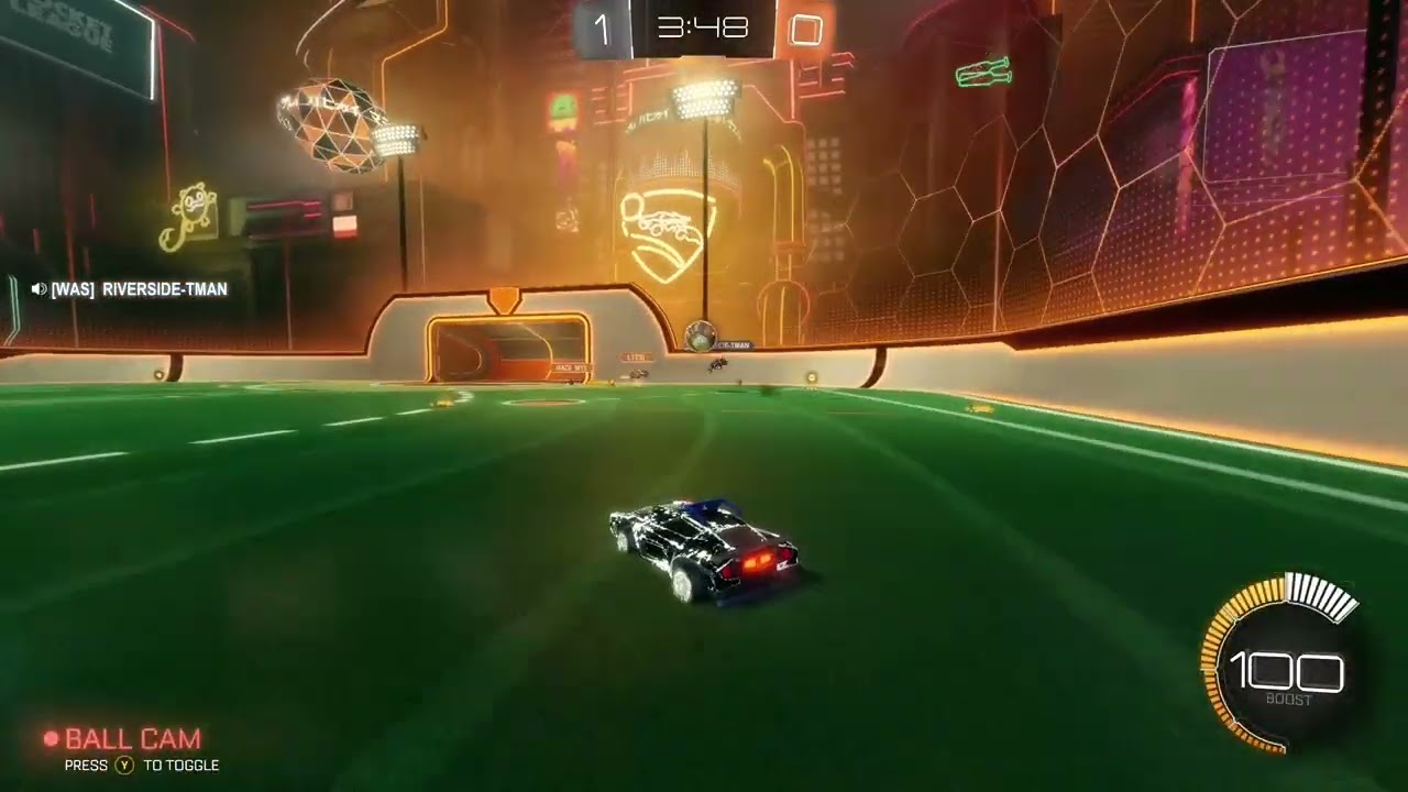 Rocket League game play 