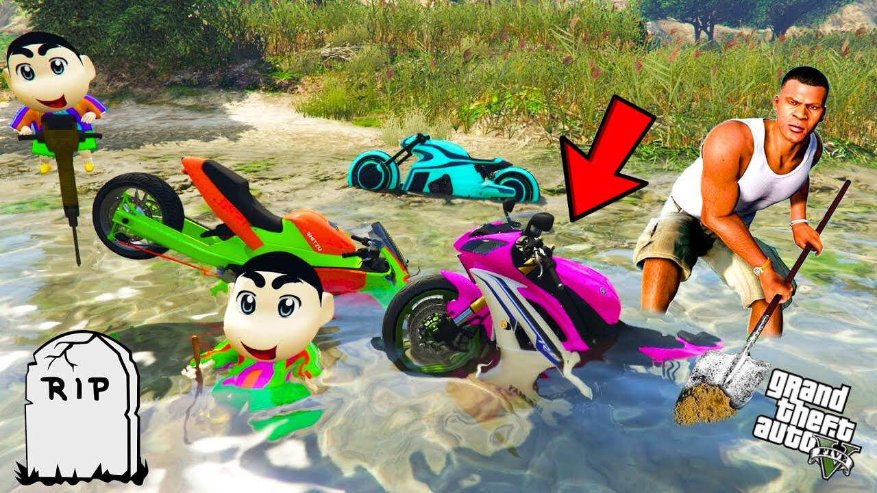 GTA 5 : I Found SECRET BURIED LUXURY SUPER BIKES in GTA 5 ! (GTA 5 Mods)