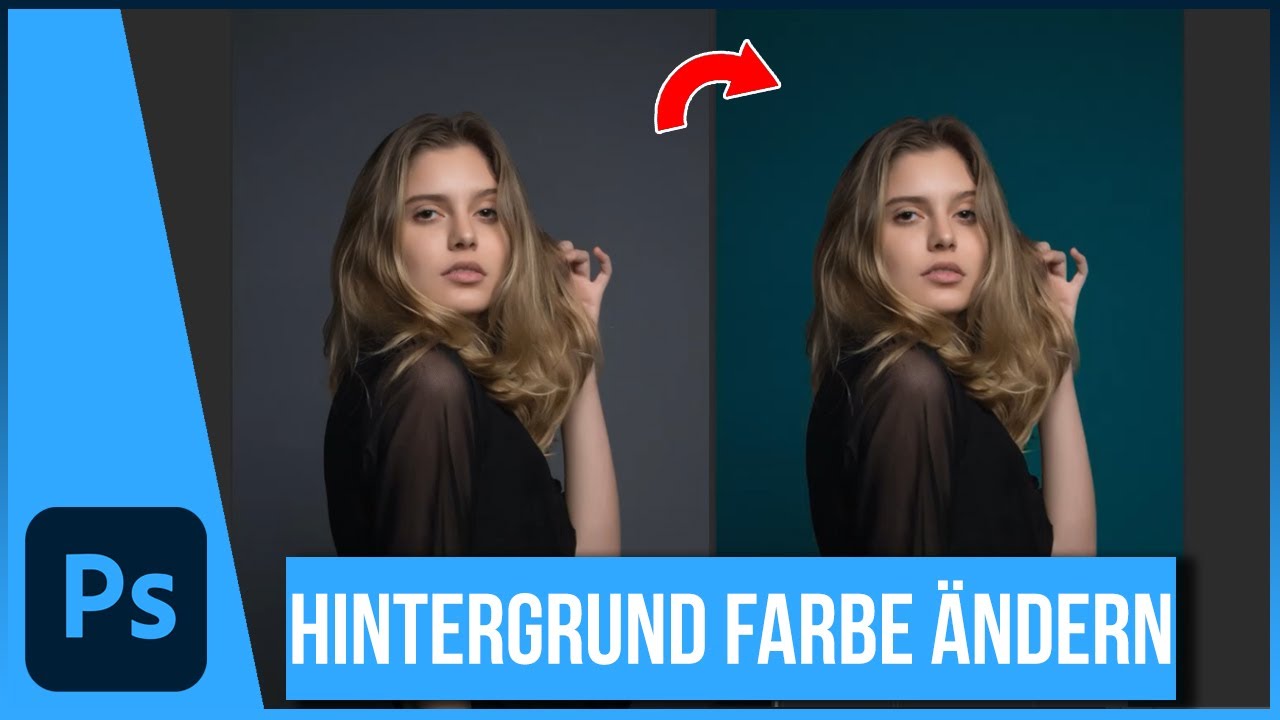 Hintergrund Farbe ändern - Photoshop 2024 Tutorial Deutsch