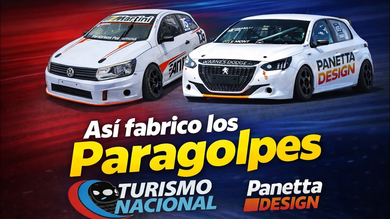 COMO FABRICAR PARAGOLPES FIBRA DE VIDRIO  TURISMO NACIONAL Argentino Tn Clase 2 VW GOL TREND 