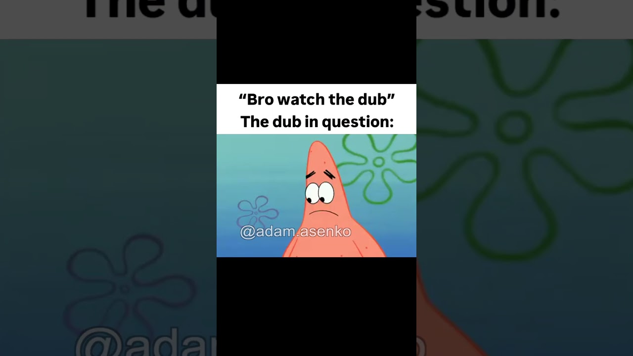 Yall were asking for more SpongeBob dubs so here you go! #anime #voiceactor #spongebob