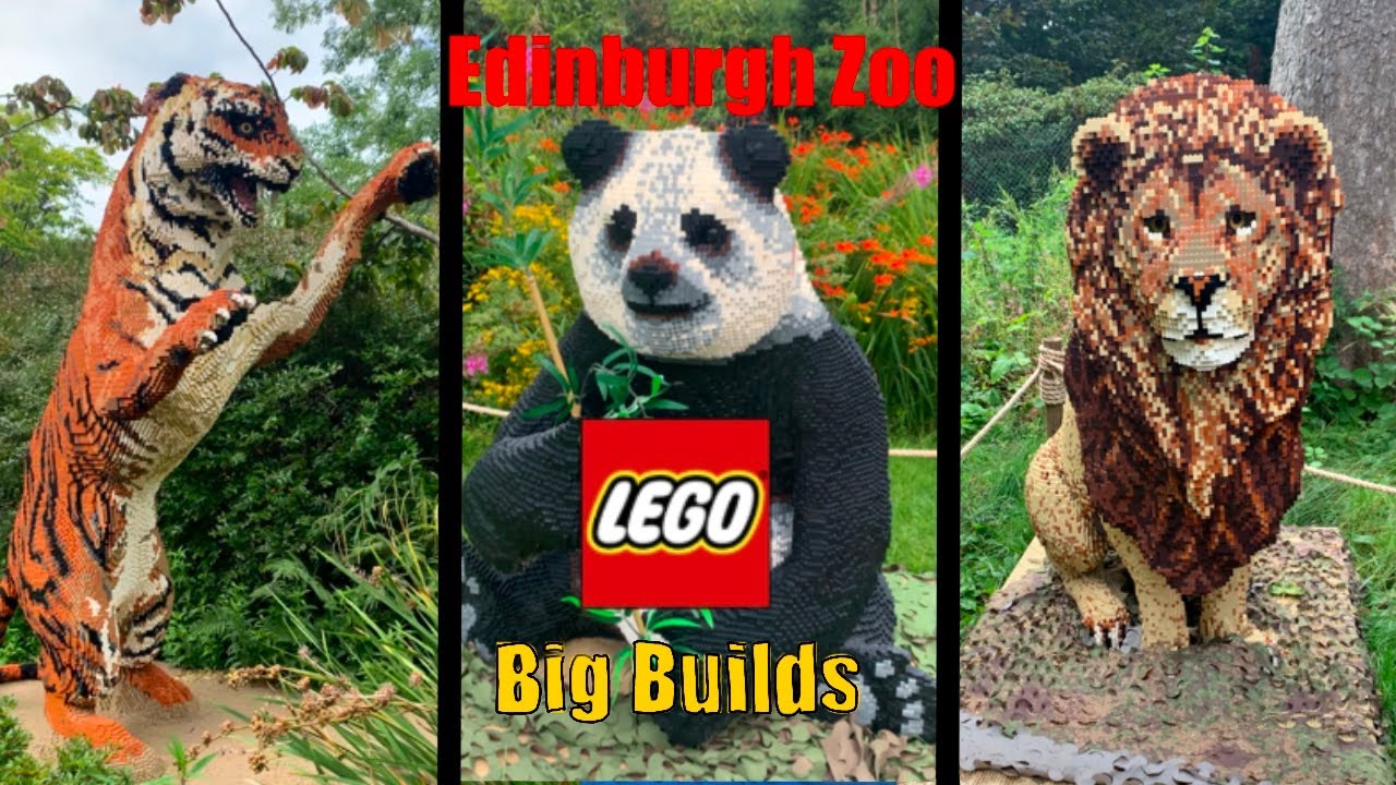 LEGO Giant Builds at Edinburgh Zoo