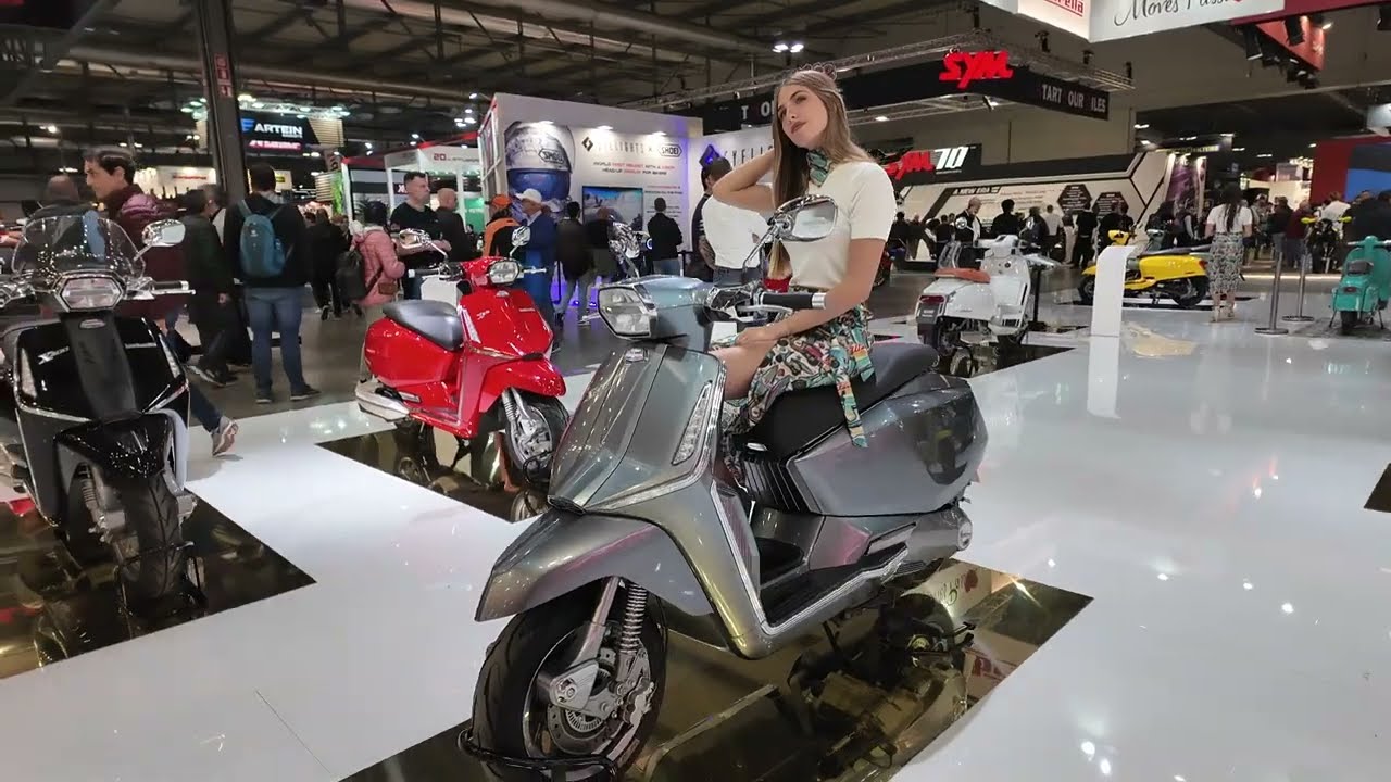 2025 LAMBRETTA X300 scooter at EICMA show Italy