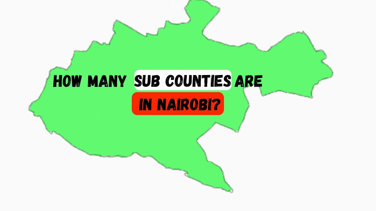 Sub Counties in Nairobi