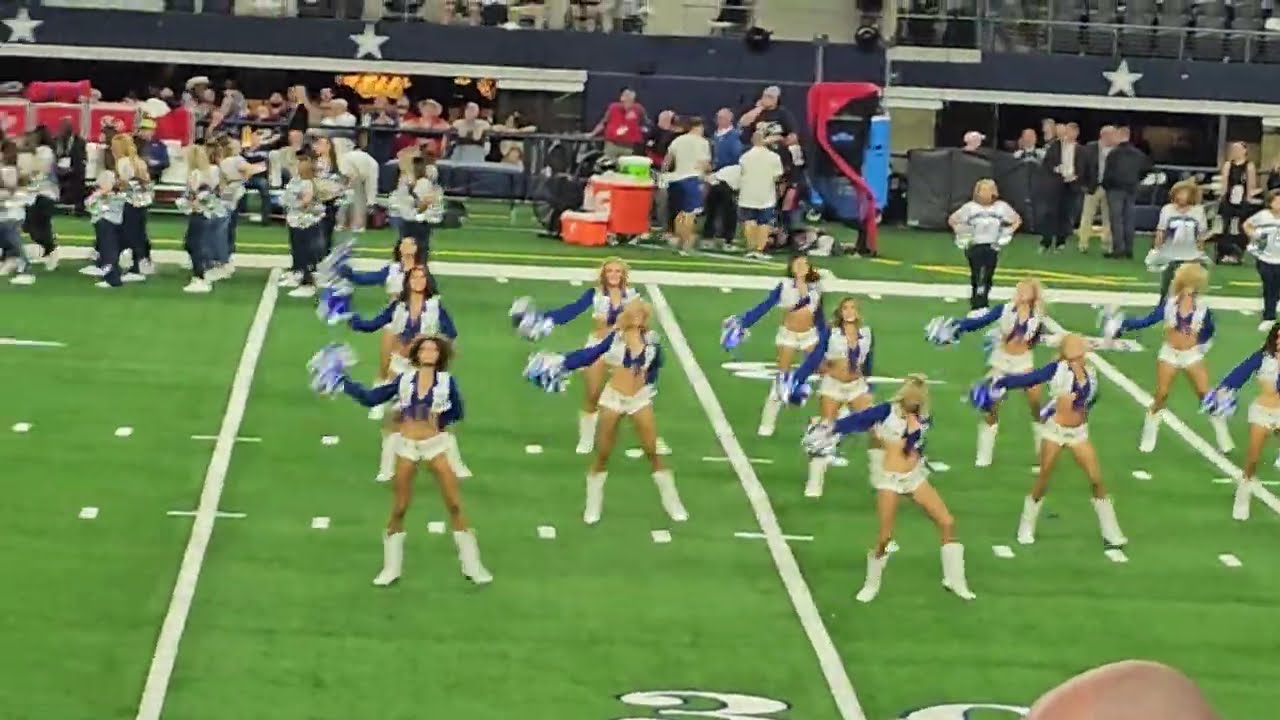Dallas Cowboys Cheerleaders alumni weekend performance 11/18/24 fieldview