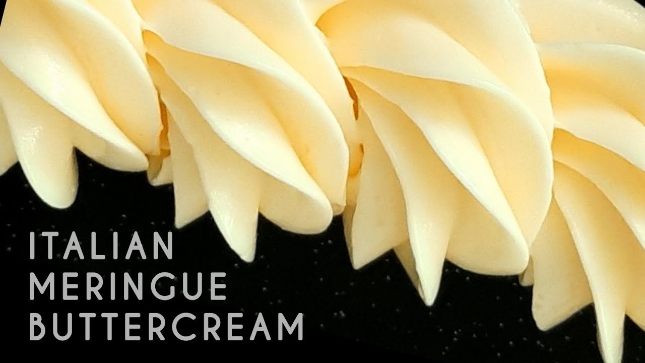 ITALIAN MERINGUE BUTTERCREAM // SMALL BATCH