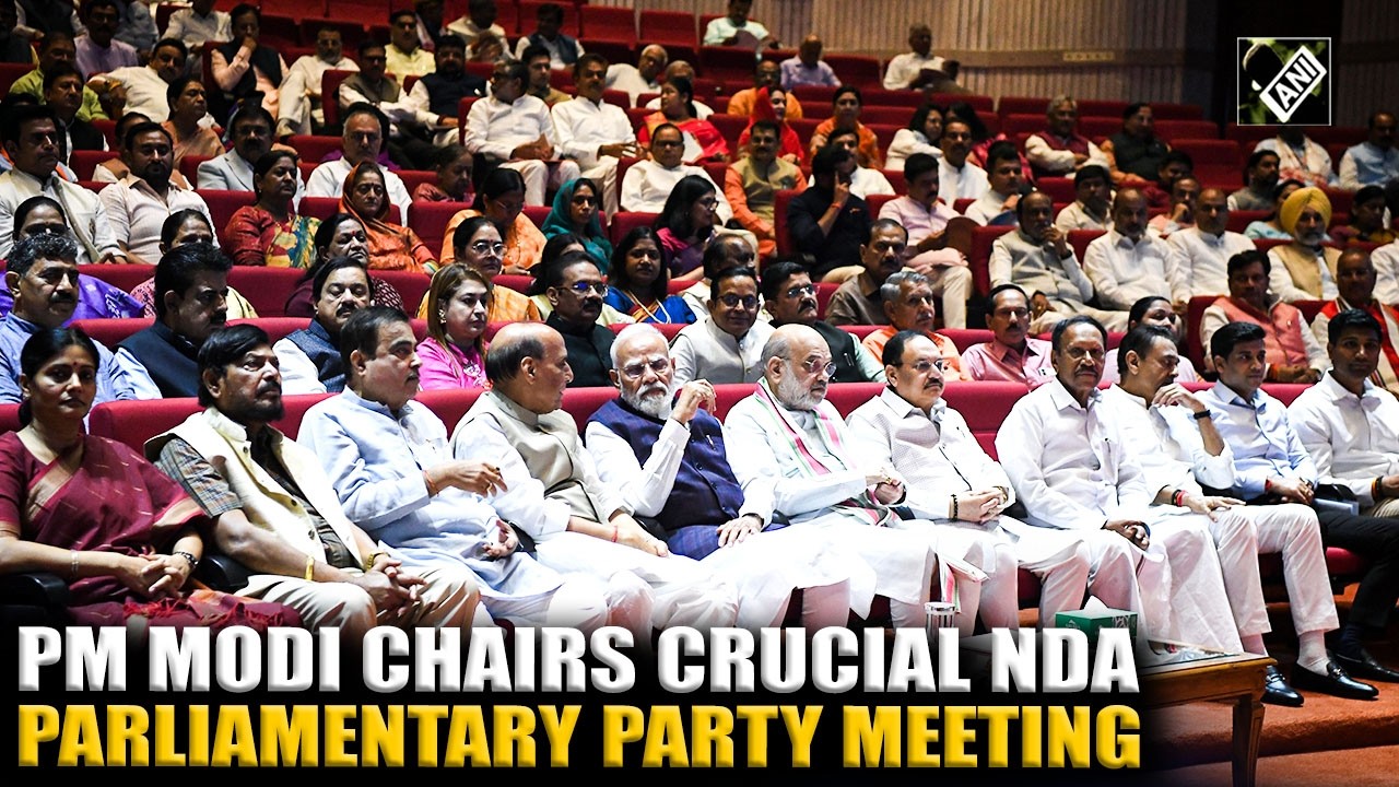 Must Watch! Prime Minister Narendra Modi chairs crucial NDA parliamentary party meeting