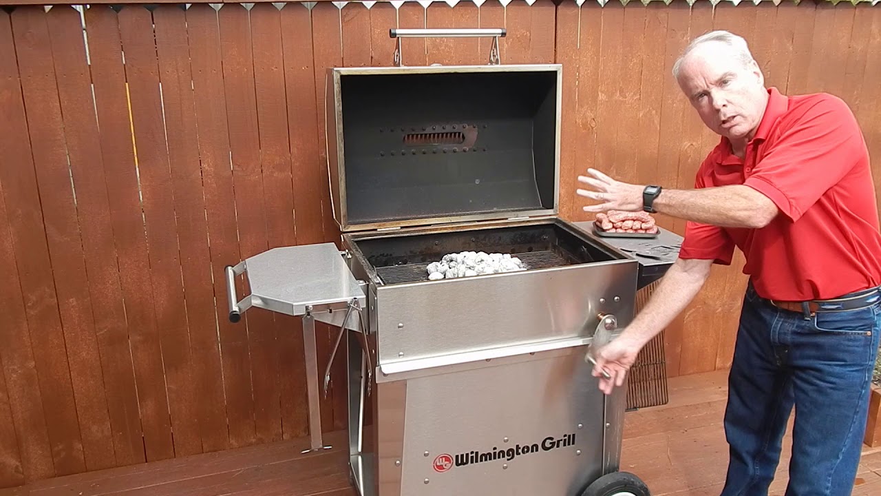 Features of the Wilmingotn Grill Charcoal Series Grill