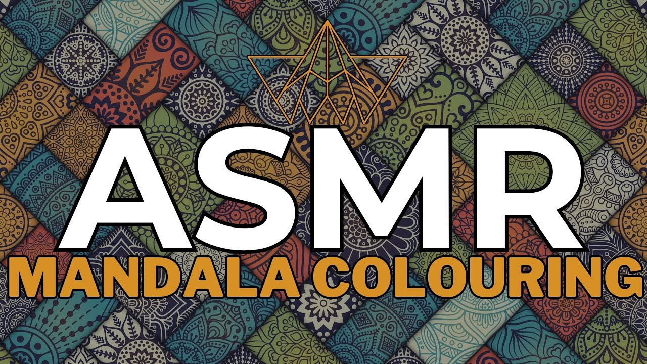 LoFi ASMR | Weekend Relax | Mandala Colouring