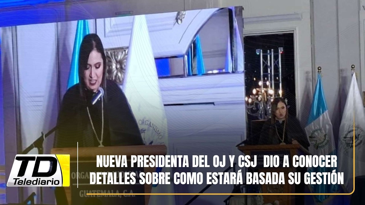 Nueva presidenta del OJ y CSJ  dio a conocer detalles sobre como estará basada su gestión