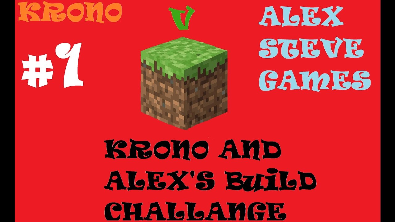 Minecraft  Alex V Logan Build Challenge