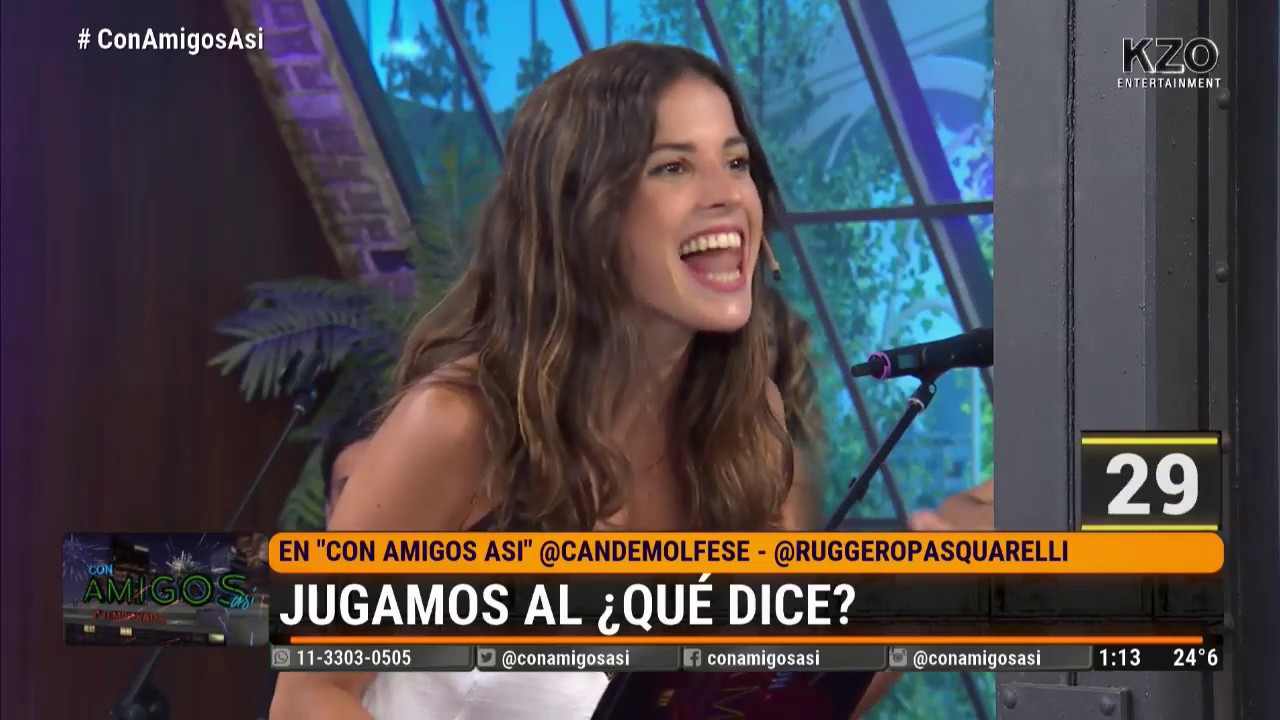 CANDE MOLFESE & RUGGERO PASQUARELLI EN CON AMIGOS ASÍ | ENTREVISTA COMPLETA