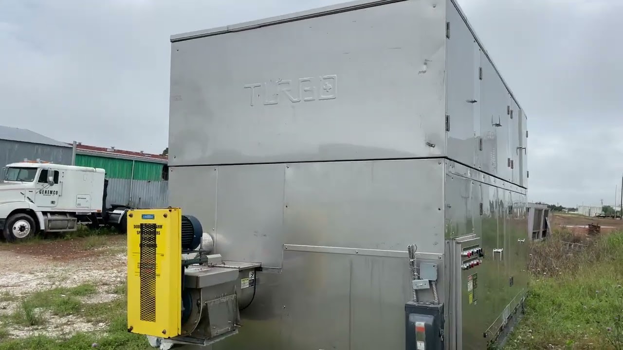 Genemco- Turbo TIGAR 36-72 Plate Ice Maker (Ammonia | R-717) Refrigeration) 165 Ton Day)