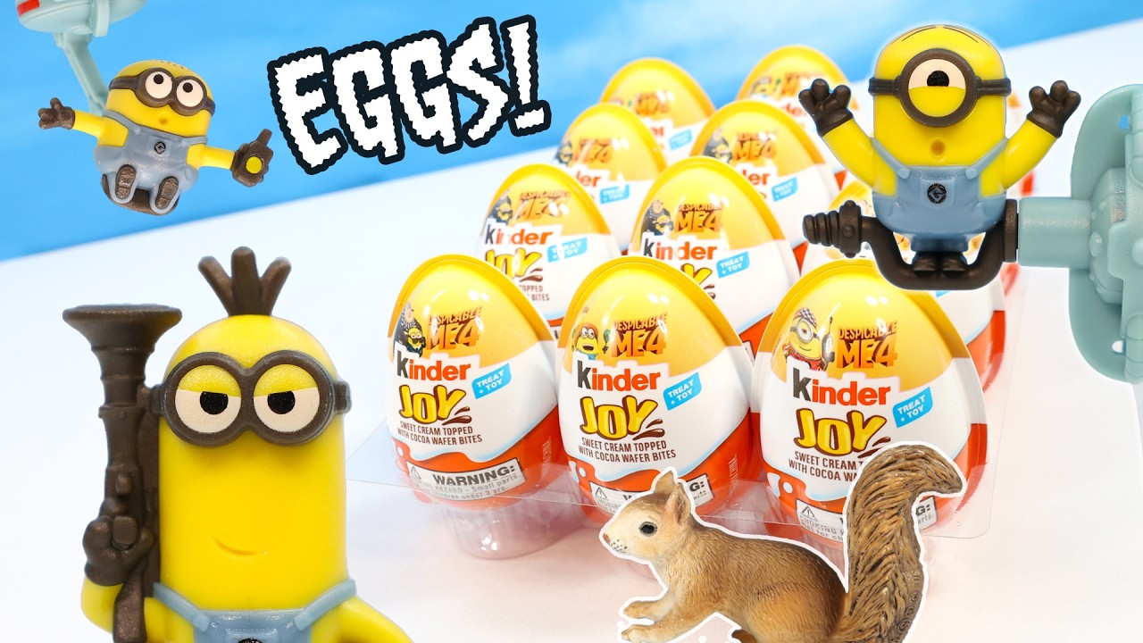Обзор коллекции фигурок &laquo;Гадкий Я 4 Kinder Joy Sticky Minion&raquo;