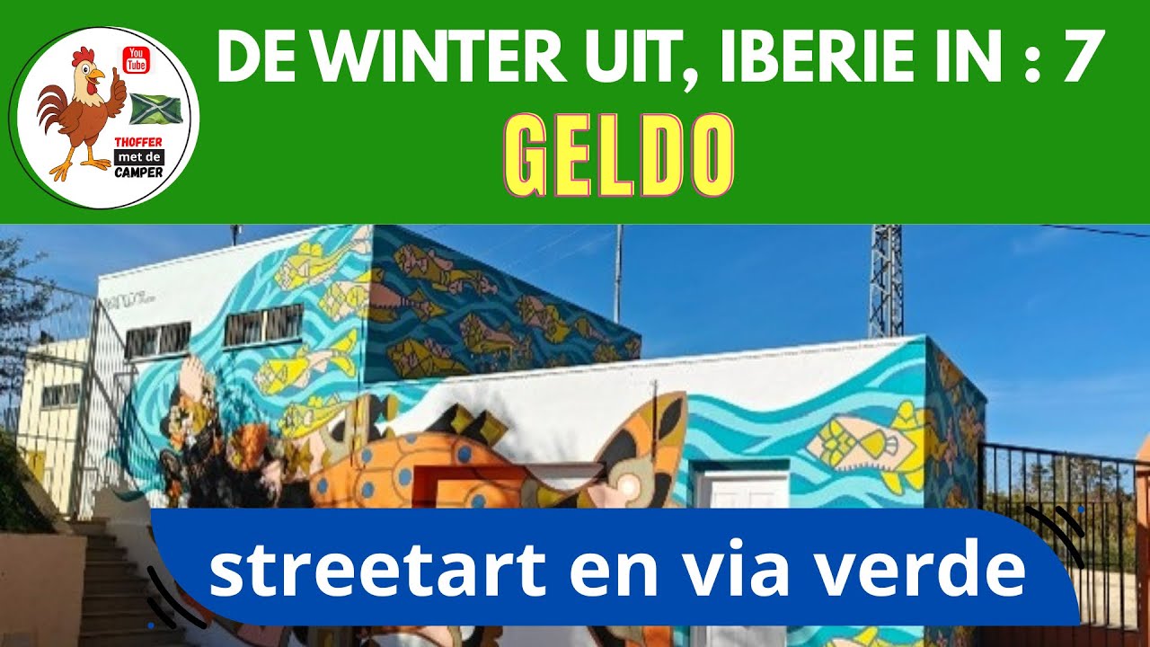 #campervlog 242-26 Street Art dorp #Geldo, de Via Verde en GRATIS camperplaats
