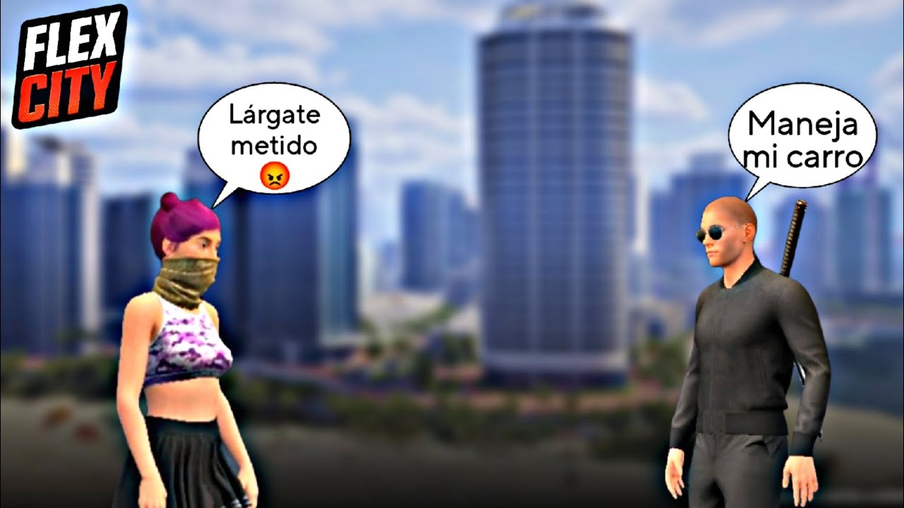 NIÑA GROSERA EN LA CIUDAD DE FLEX CITY ✅ 