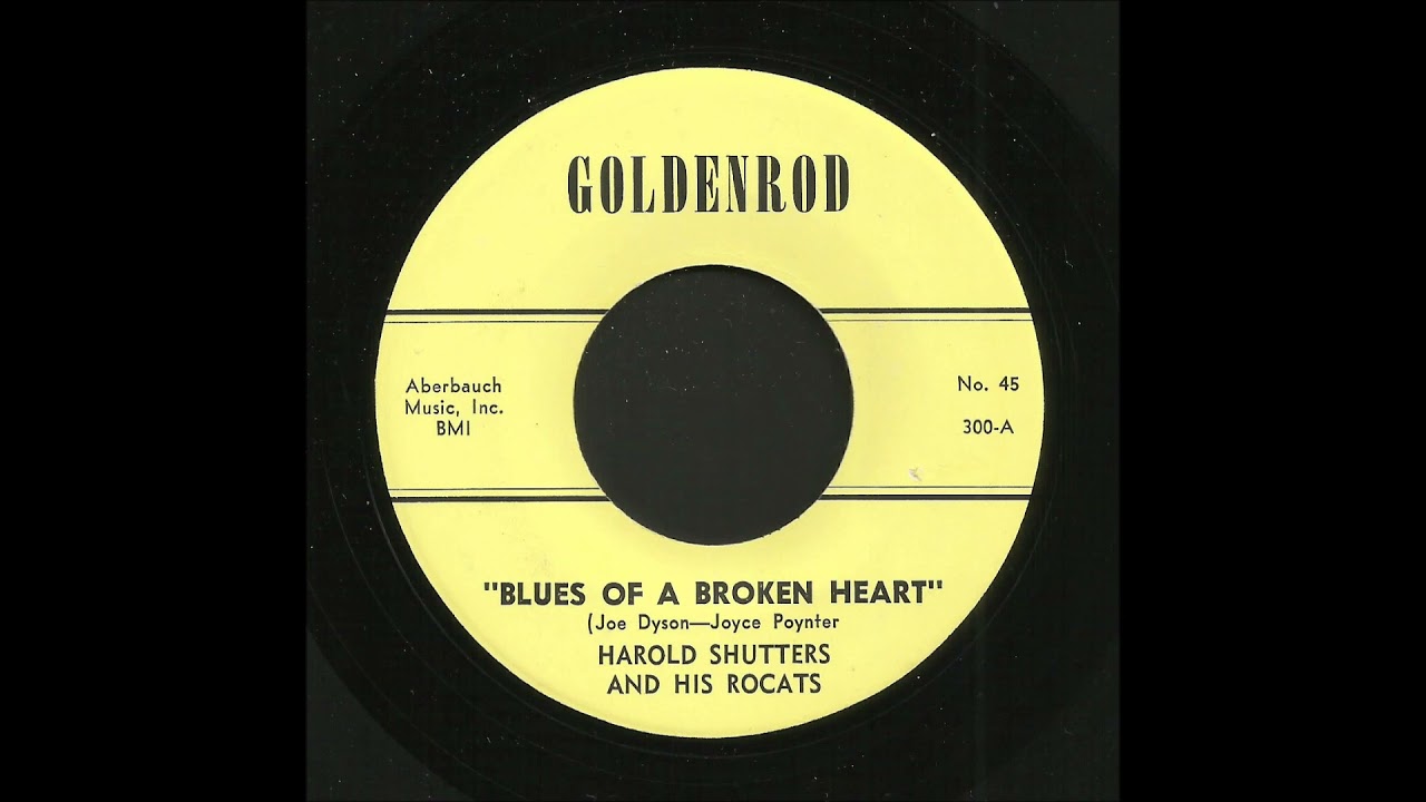Harold Shutters - Blues Of A Broken Heart - Rockaballad 45
