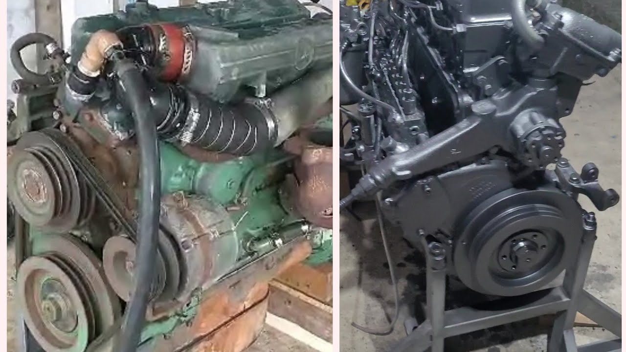 RESTAURAÇAO MOTOR MERCEDES 366/ MARINIZADO - MARÍTIMO RESTORATION RUSTY