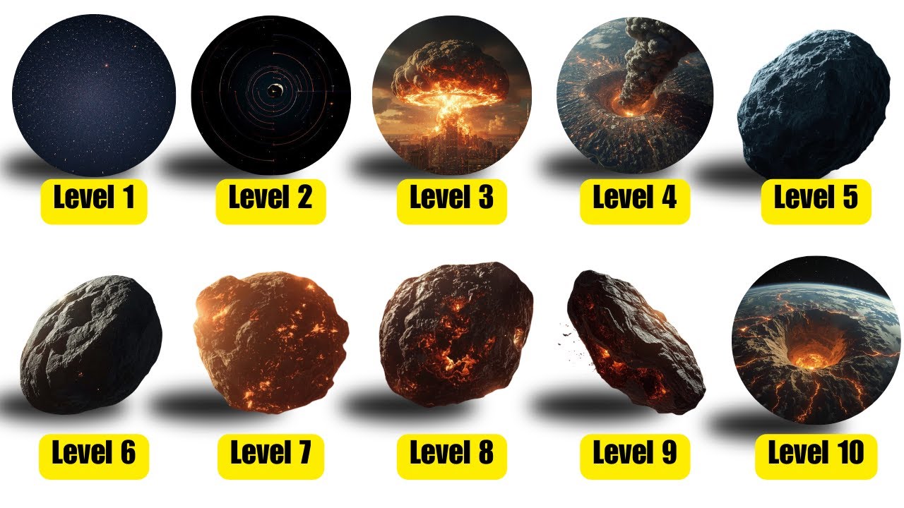 The Levels of Asteroid Destruction That Could End Civilization