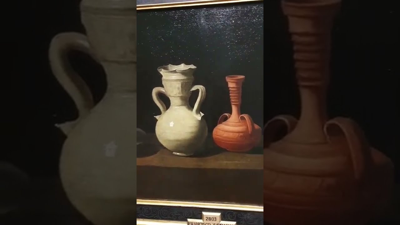 Still Life with Vessels by Francisco de Zurbaran, Ca.1650. Recorded live May 11, 2022