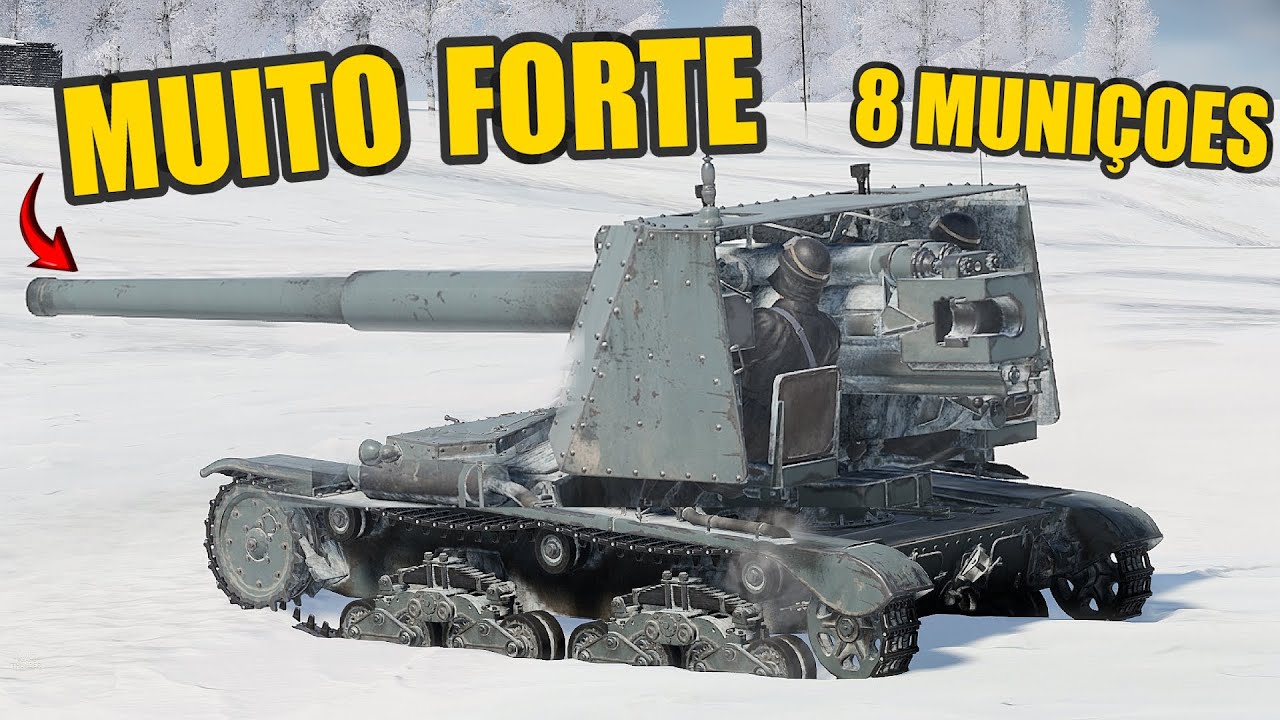 Ele Tem Um Canhao Muito Potente Mas Leva Somente 8 Balas - Warthunder PT - BR
