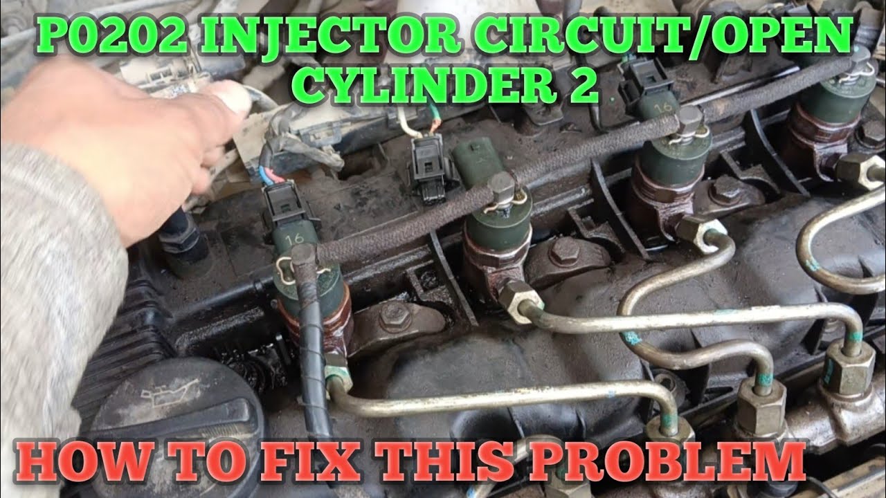 P0202 injector Circuit/Open Cylinder 2