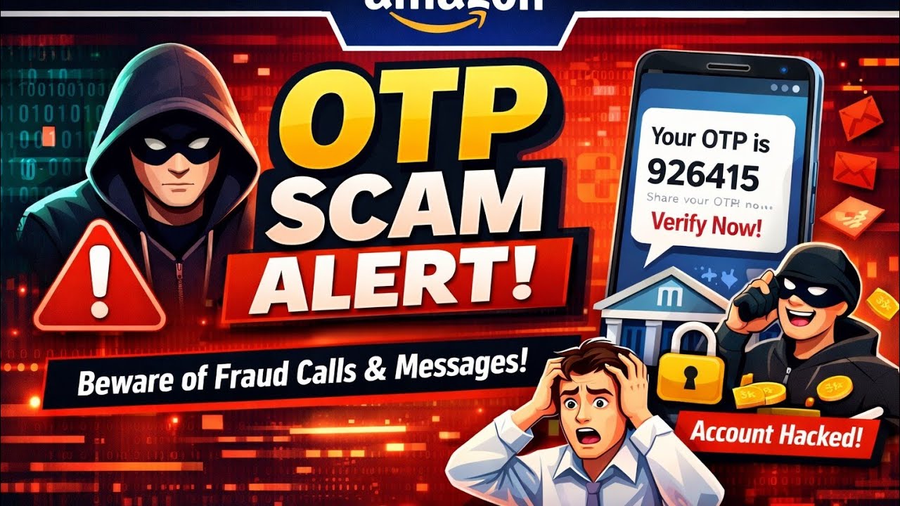 Amazon OTP Scam Alert! Don&rsquo;t Share Your OTP