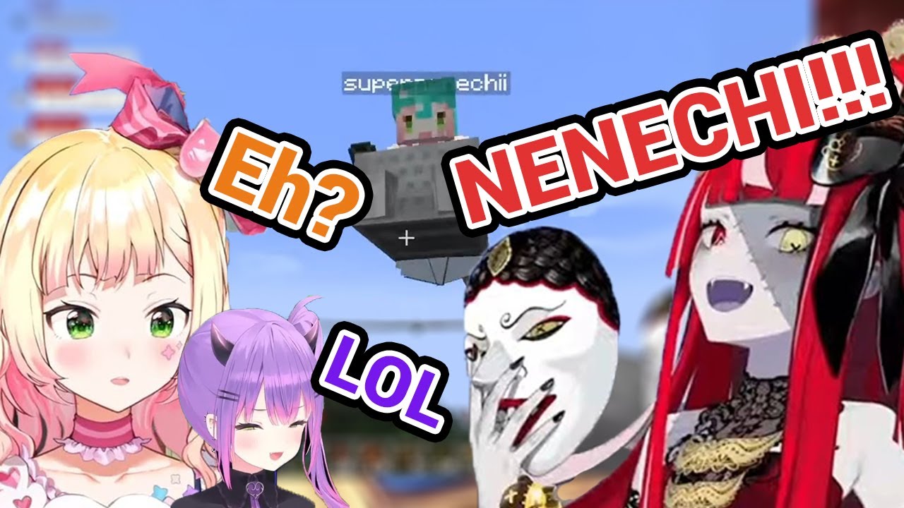Nene come at the Perfect Timing Comedy in front of Ollie in Minecraft!!!