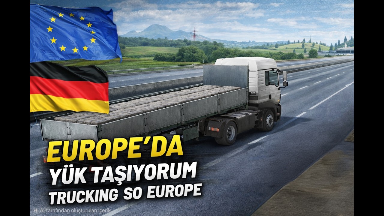 EUROPE TRUCK LIFE | Avrupa'daDireksiyon Başında Bir Gün#truckersofeurope3mobile  #truckersofeurope3
