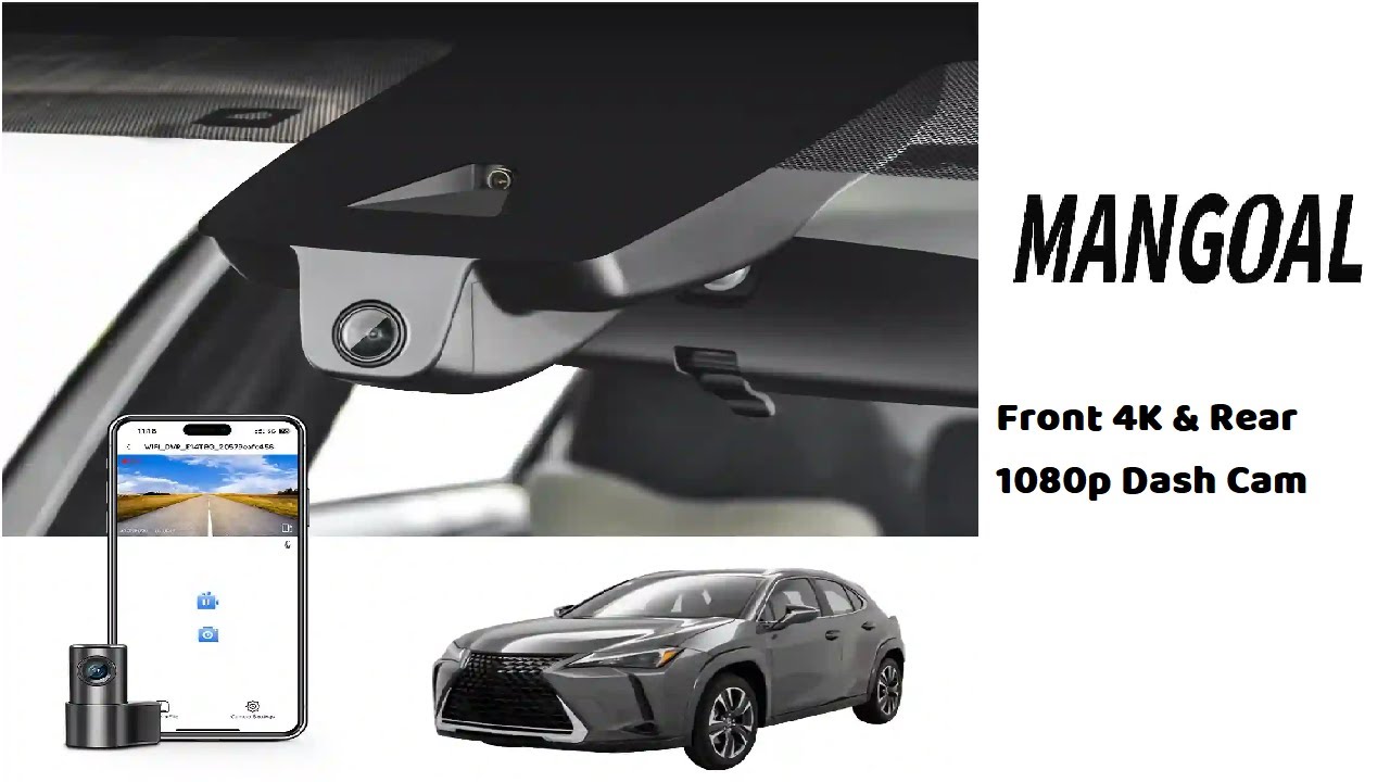 Mangoal Front 4K & Rear 1080p Dash Cam ! Completely Review
