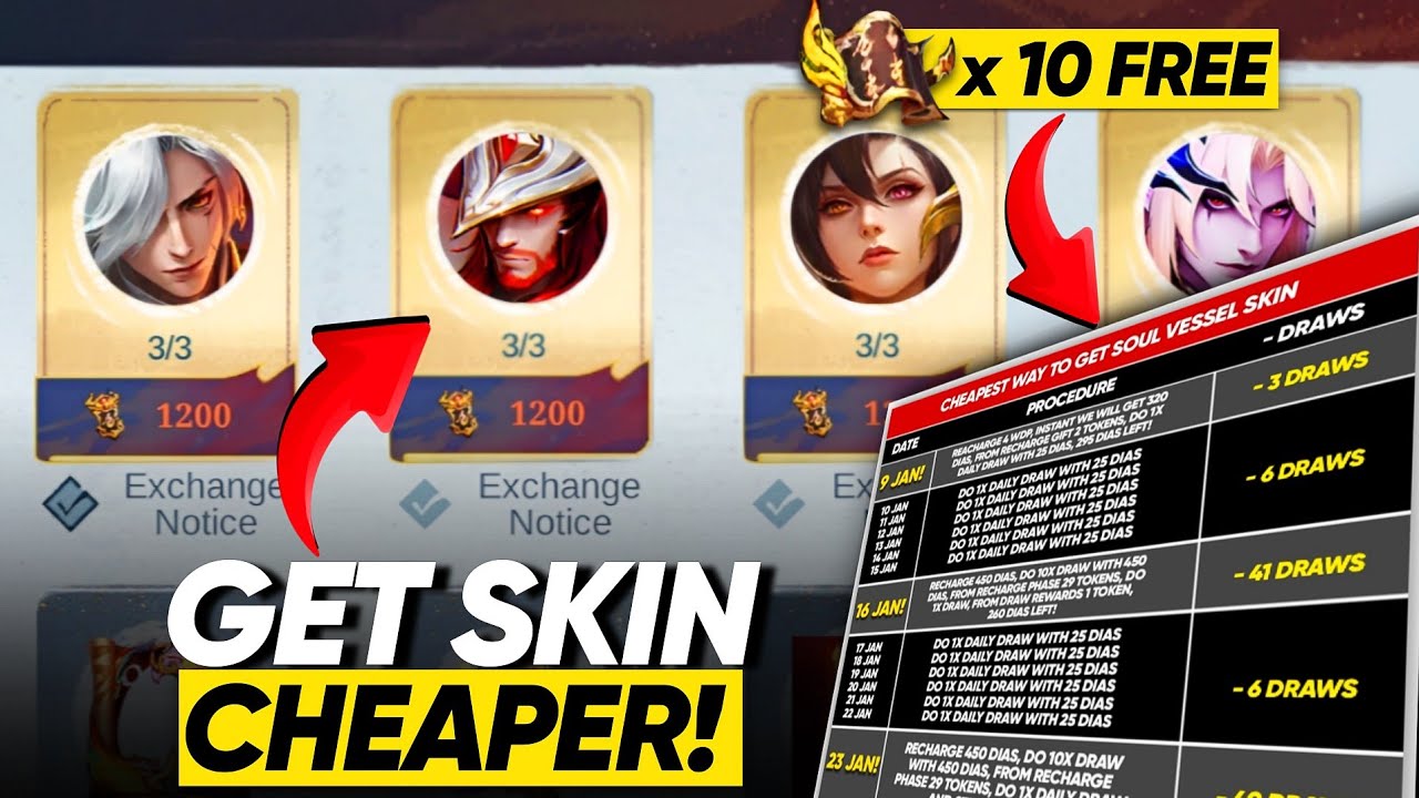 GET ANY SOUL VESSELS SKIN IN 1300💎 DIAMONDS! 