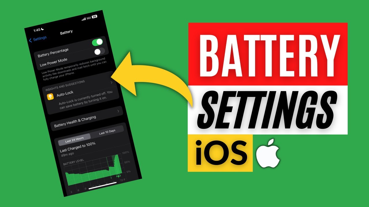 iPhone Battery Settings Explained