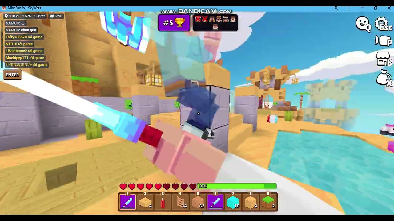 Minefun.io SKY WARS..