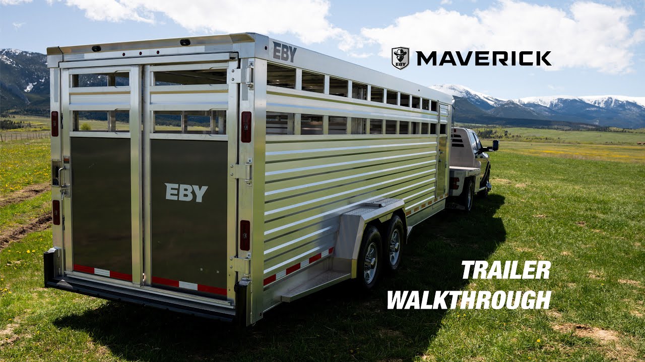 Eby Maverick Livestock Trailer Walkthrough