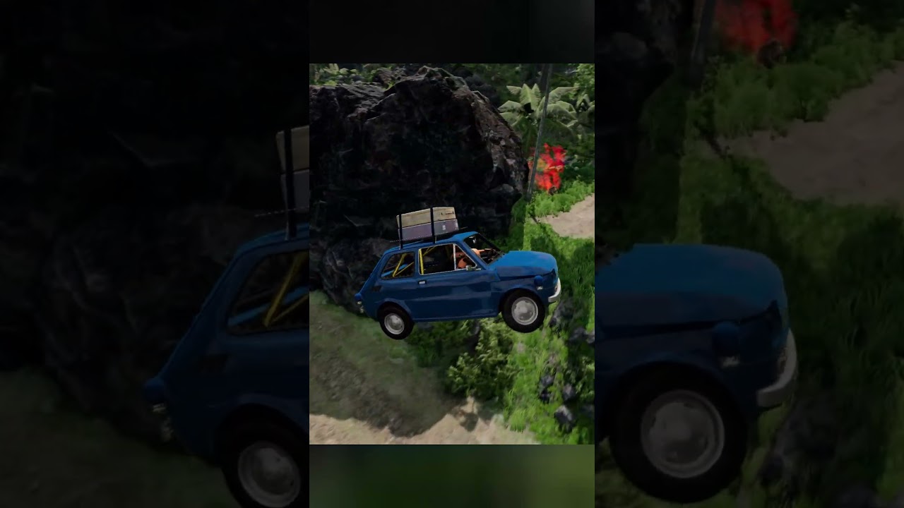 GNIEW WULKANU w BEAMNG - CHAOS TRASA!