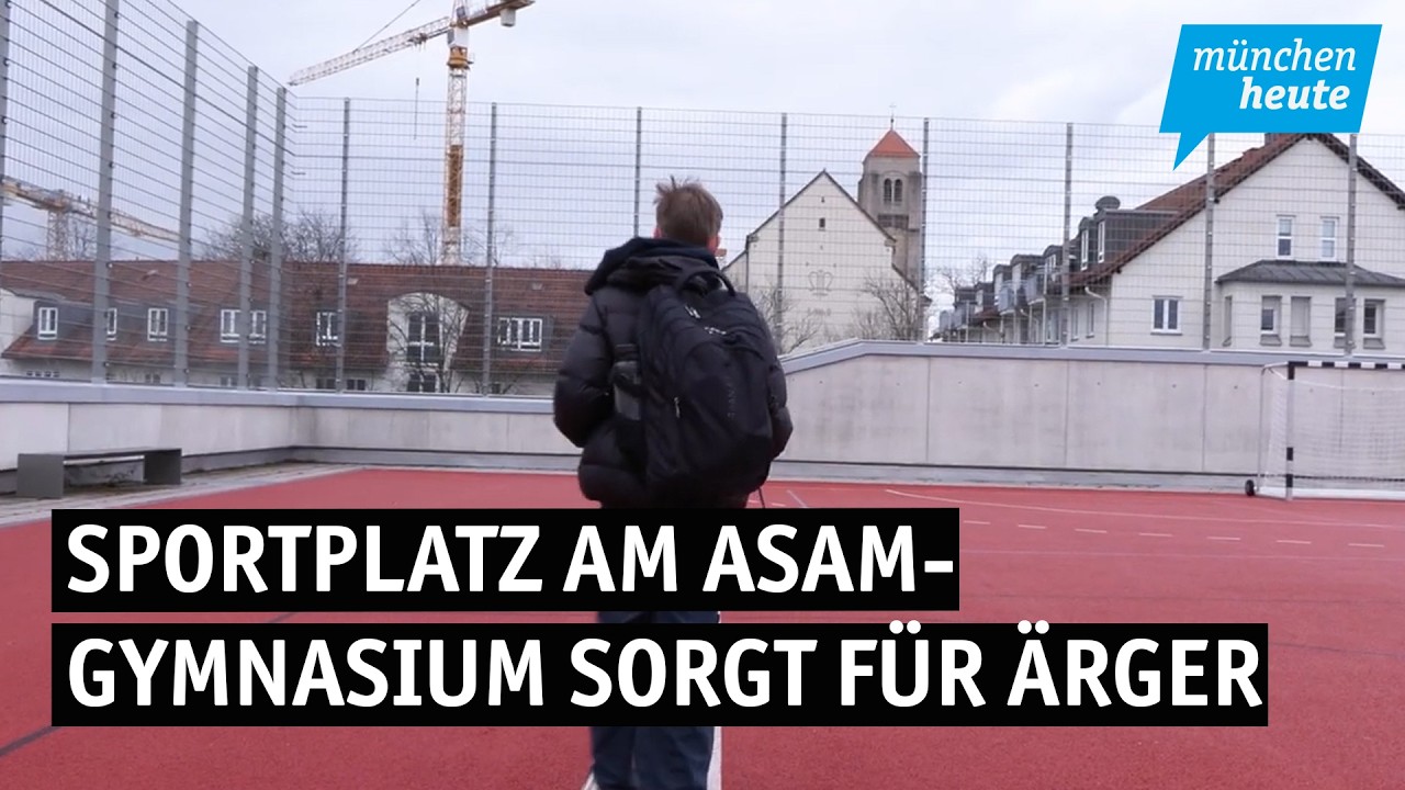 Sportplatz am Asam-Gymnasium sorgt für Ärger