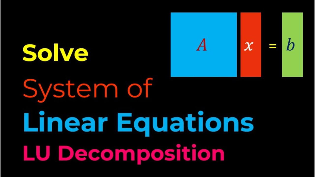 LU Decomposition Methods Made Simple (Step-by-Step)