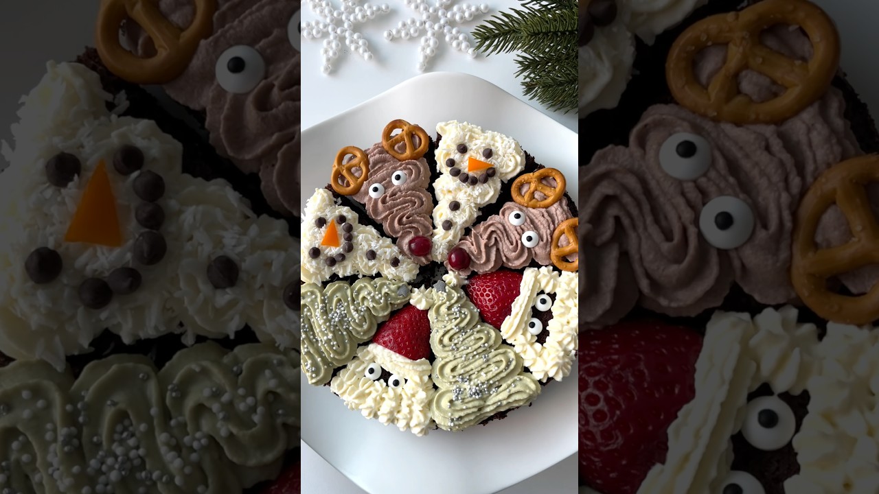 CHRISTMAS BROWNIES😋🎄 #christmas #easyrecipes #christmasrecipe #dessertrecipe