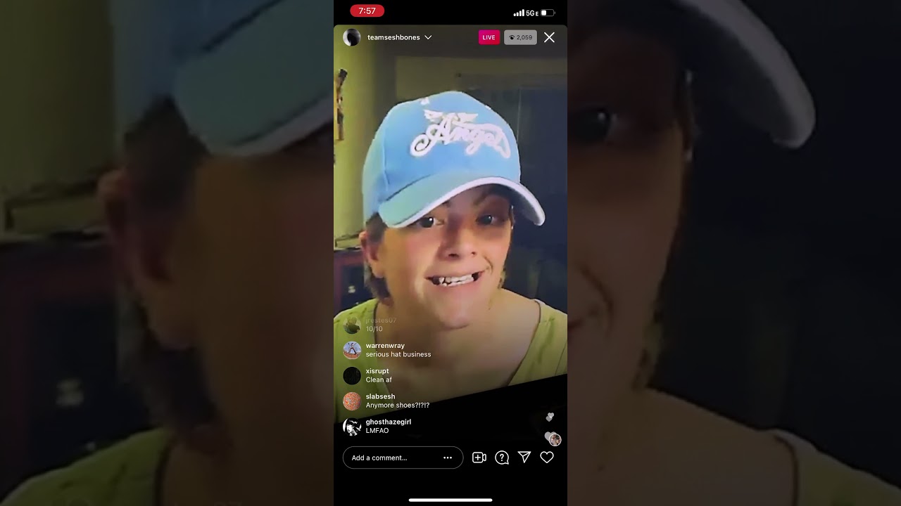 BONES IG LIVE “HAT STUFF” W EL 4/16/21