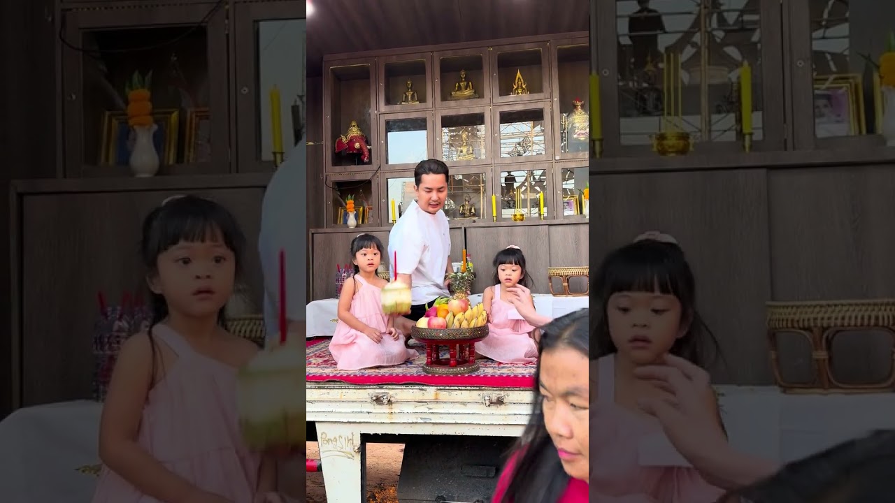 พี่ๆมาเอาผลไม้ค่ะ #บอยศิริชัย #น้องเพชรน้องพลอย