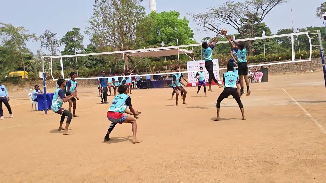 Kothagudem vs Manchirial deciding set 🏐🔥