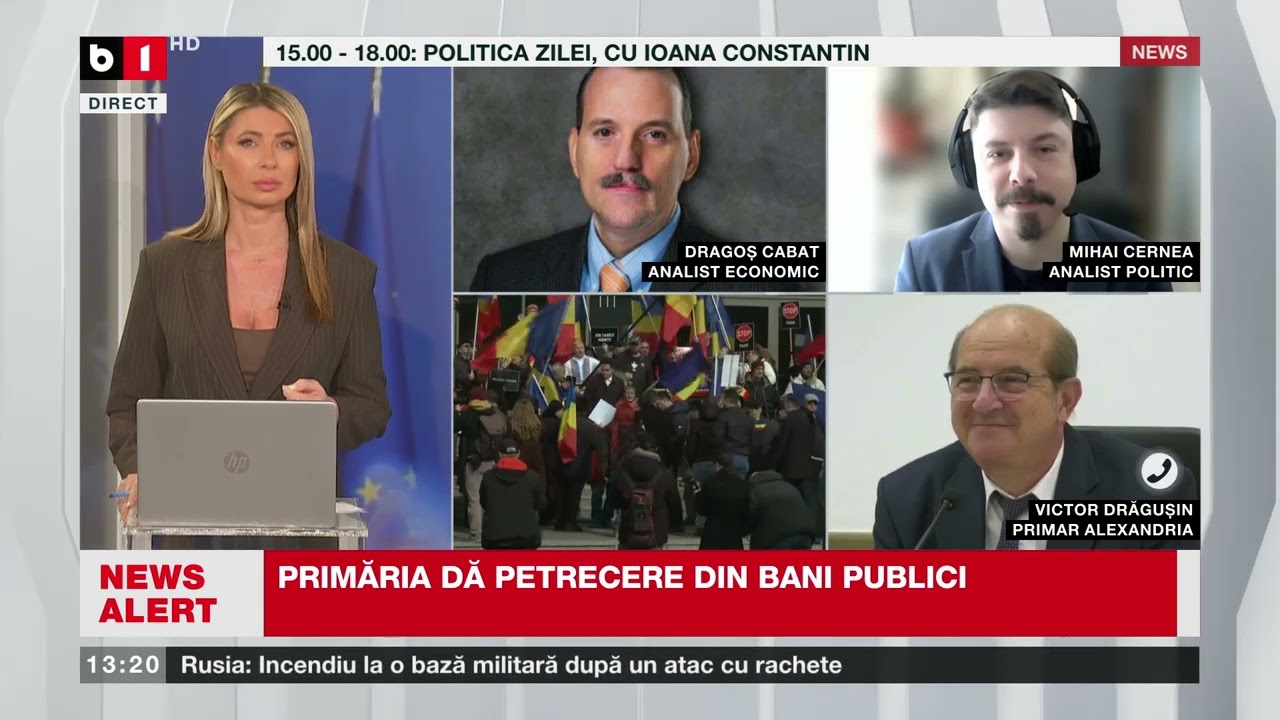PRIMARUL DIN ALEXANDRIA DĂ PETRECERE DE ZIUA ÎNDRĂGOSTIȚILOR_Știri B1TV_12 febr. 2026