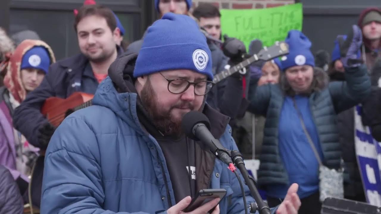 NEA President speaks at Newton educators’ rally, January 31, 2024