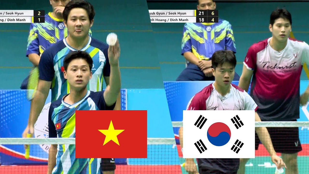 ĐÌNH HOÀNG / ĐÌNH MẠNH (VIE) vs HYUK GYUN   SEOK HYUN (KOR) |  FELET VIETNAM INTERNATIONAL SERIES