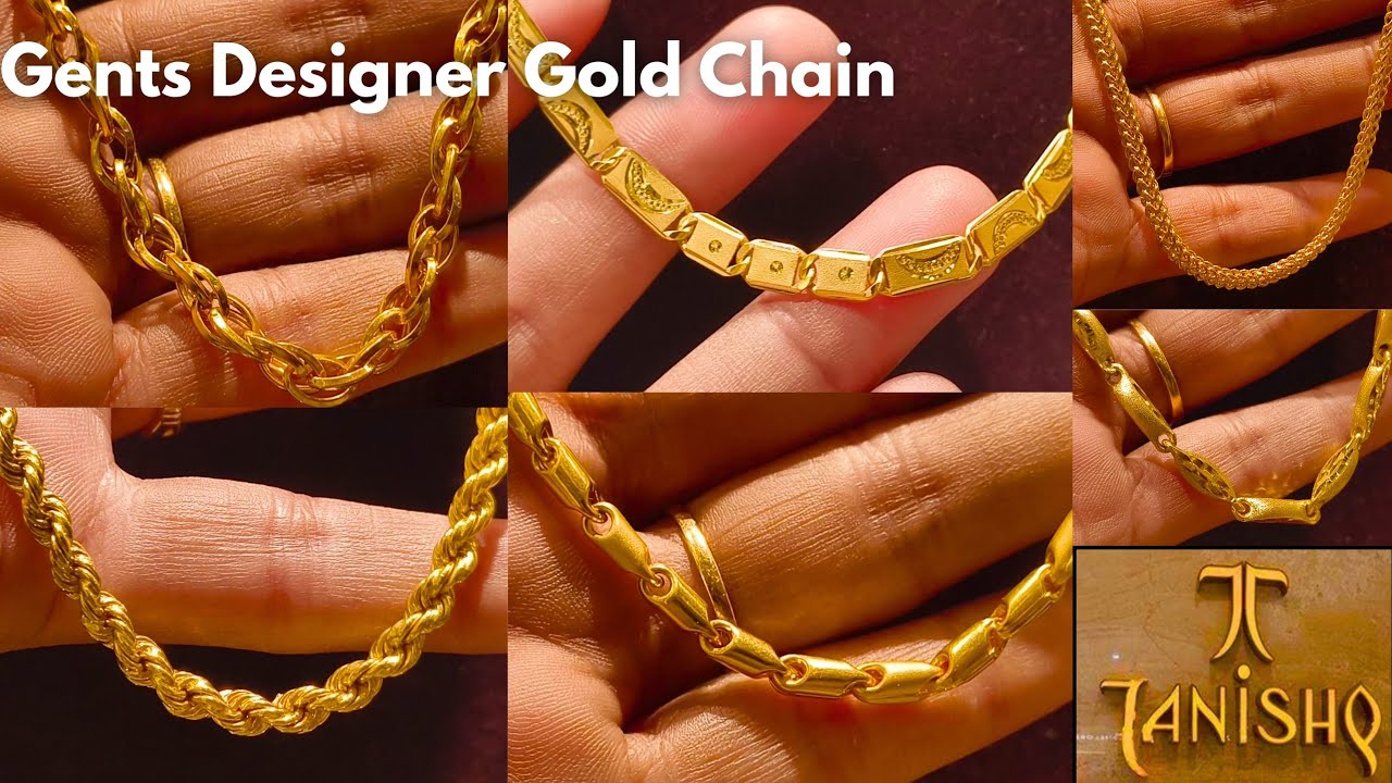 Tanishq😎 Designer Gold Chain for Men 2025 Starting 10 grams #tanishq #youtube #trending #chain