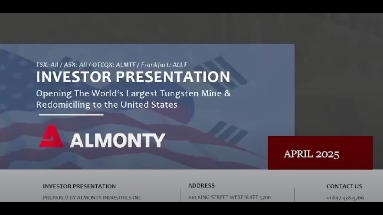 Almonty Industries (TSX: AII / OTCQX: ALMTF) Webcast | Planet MicroCap Showcase: VEGAS 2025