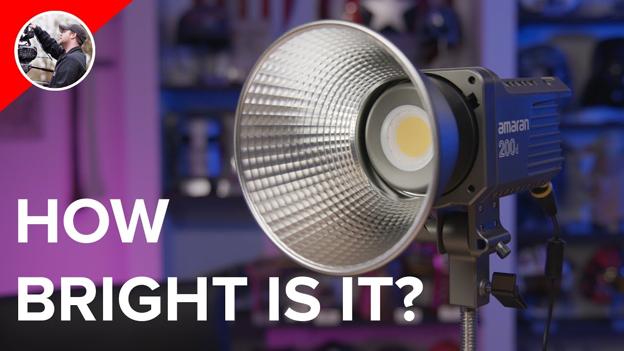 More Powerful Than a 300dII?  Testing the New Aputure Amaran 200d
